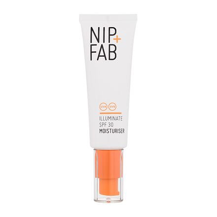 NIP+FAB Glow Illuminate Moisturiser SPF30 rozjasňující krém pro ochranu před slunečním zářením 50 ml pro ženy