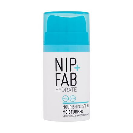 NIP+FAB Hydrate Nourishing Moisturiser SPF30 hydratační krém pro ochranu před slunečním zářením 50 ml pro ženy