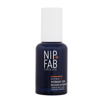 NIP+FAB Exfoliate Glycolic Fix Overnight Skin Reviver Extreme 8% exfoliační noční pleťové sérum 45 ml pro ženy