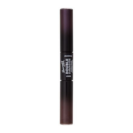 Barry M Double Dimension Double-Ended Shadow & Liner oční stín a oční linka v jednom 9 ml odstín Purple Parallel