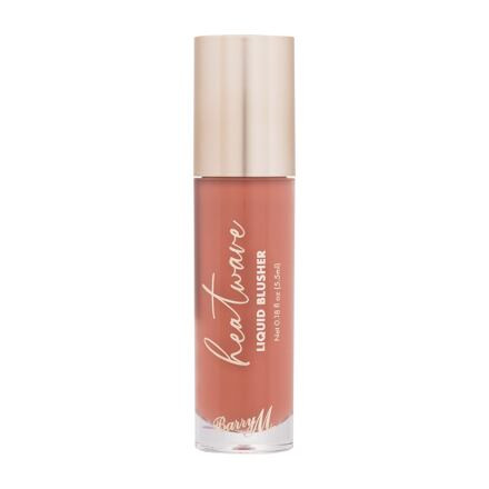 Barry M Heatwave Liquid Blusher dlouhotrvající tekutá tvářenka 5.5 ml odstín Secluded