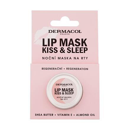 Dermacol Lip Mask Kiss & Sleep noční regenerační maska na rty 12 g