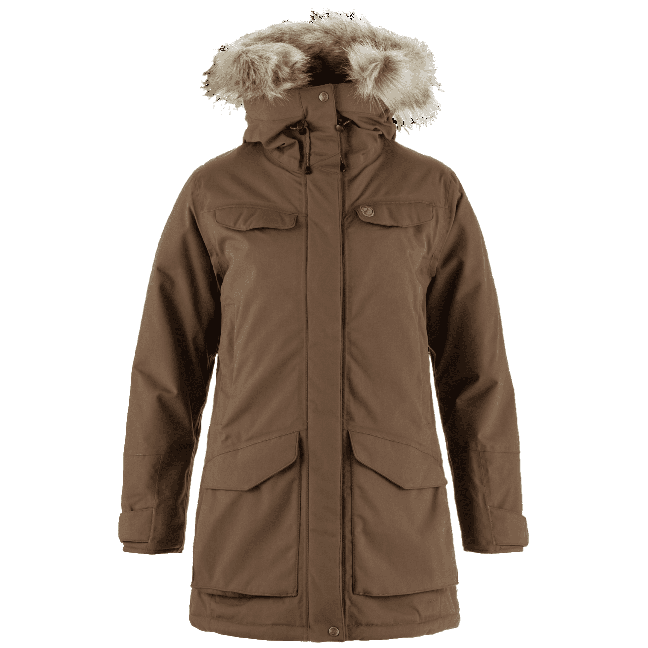 Dámská bunda Fjällräven Nuuk Lite Parka W Velikost: L / Barva: hnědá