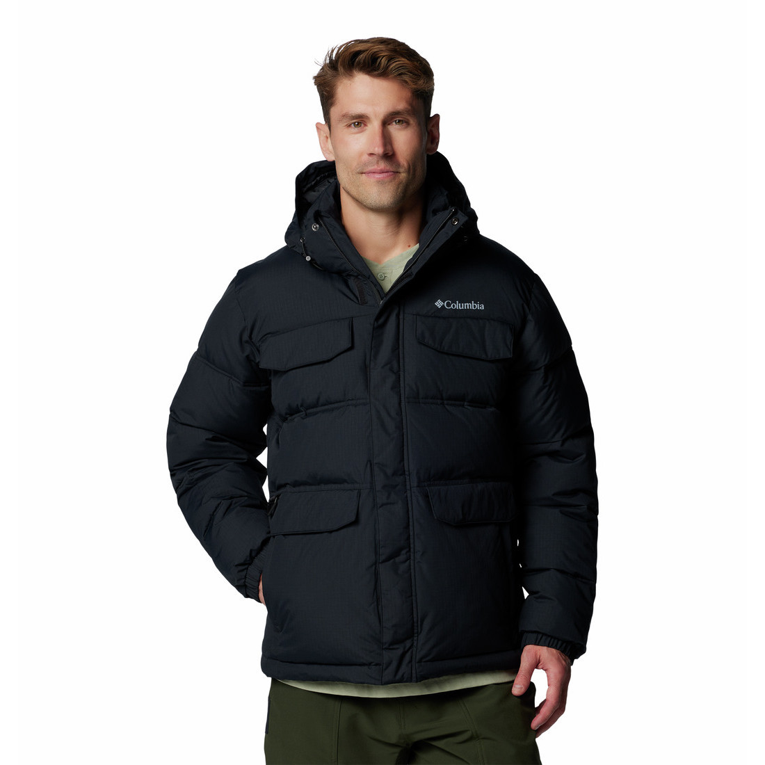 Pánská bunda Columbia Landroamer™ Puffer Jacket Velikost: L / Barva: černá