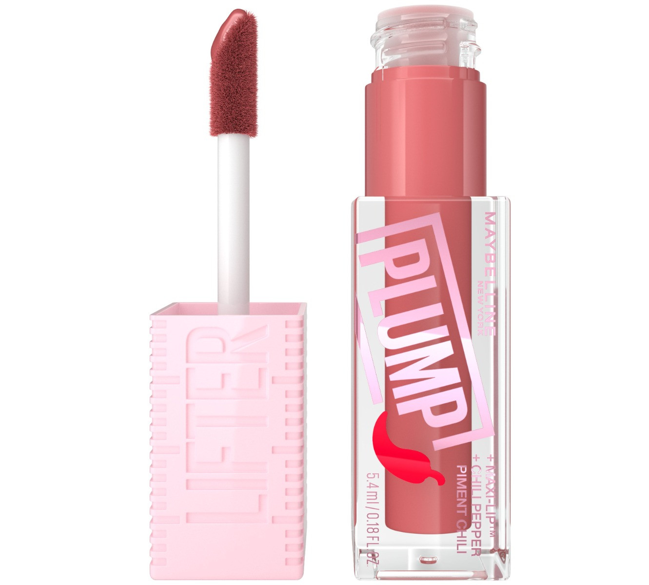 Maybelline Lip Lifter Plump Chili 005 Peach Fever lesk na rty 5,4 ml