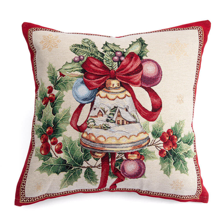 Gobelínový povlak na polštářek VÁNOČNÍ ZVON 45 x 45 cm