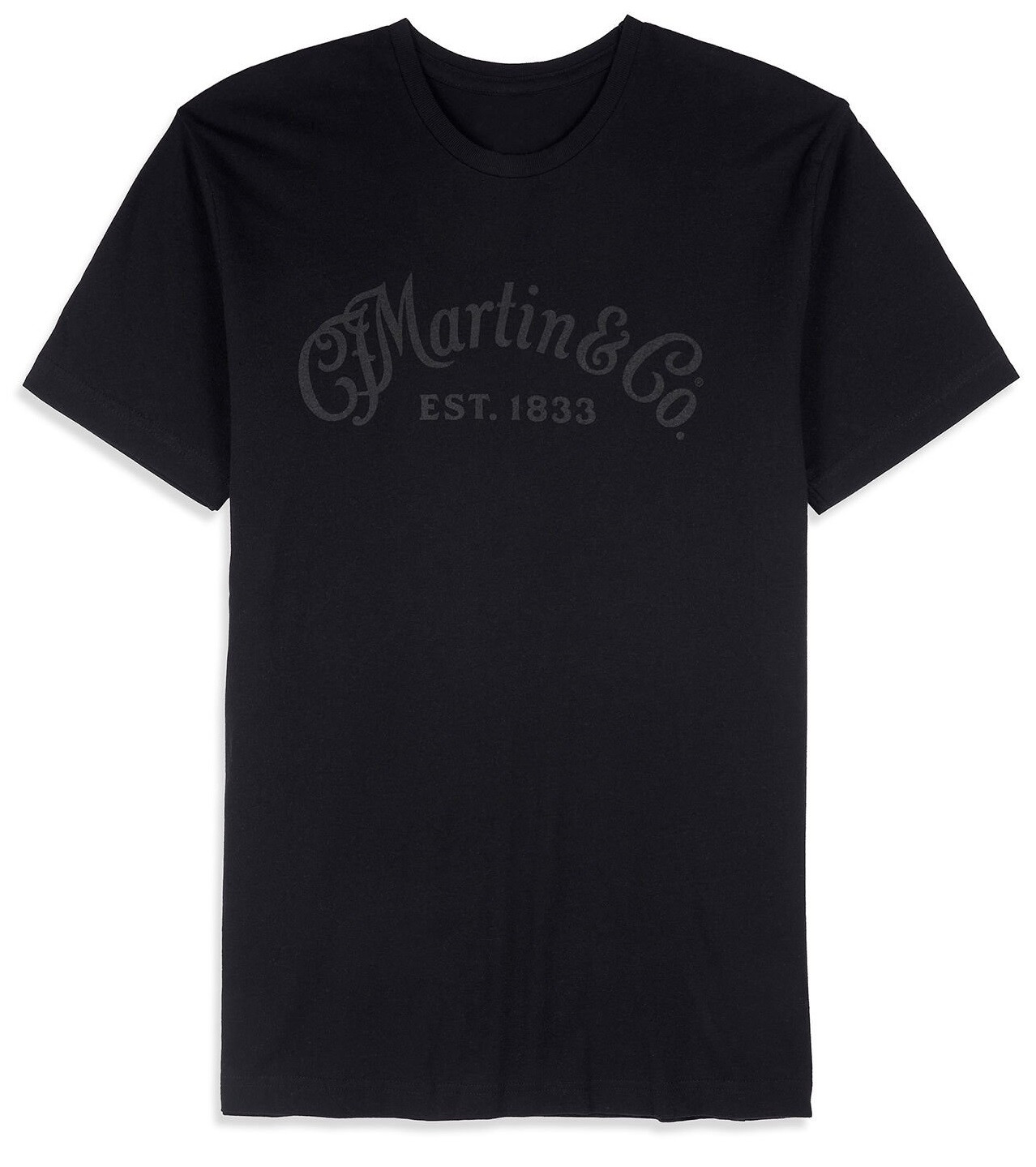 Martin Men's Tee Tone on Tone Black XL