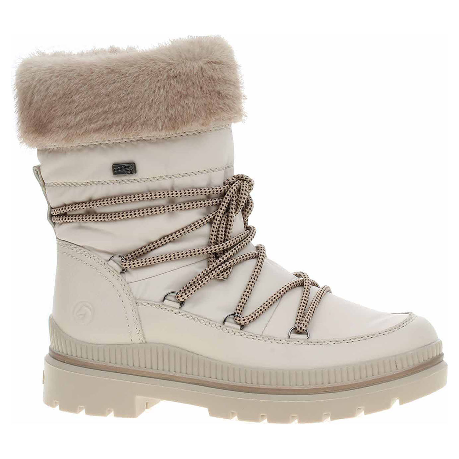 Ecco Dámské polokozačky Remonte D0C81-80 weiss kombi 22601370