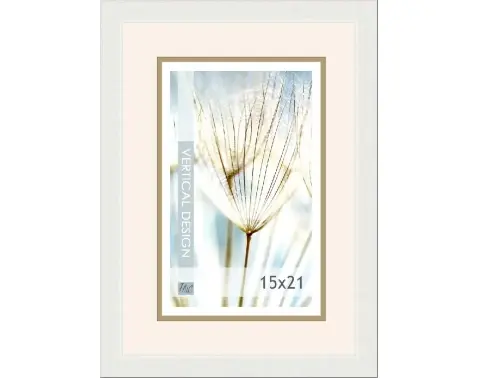 Fotorámeček Giulia 15x21 cm, bílý