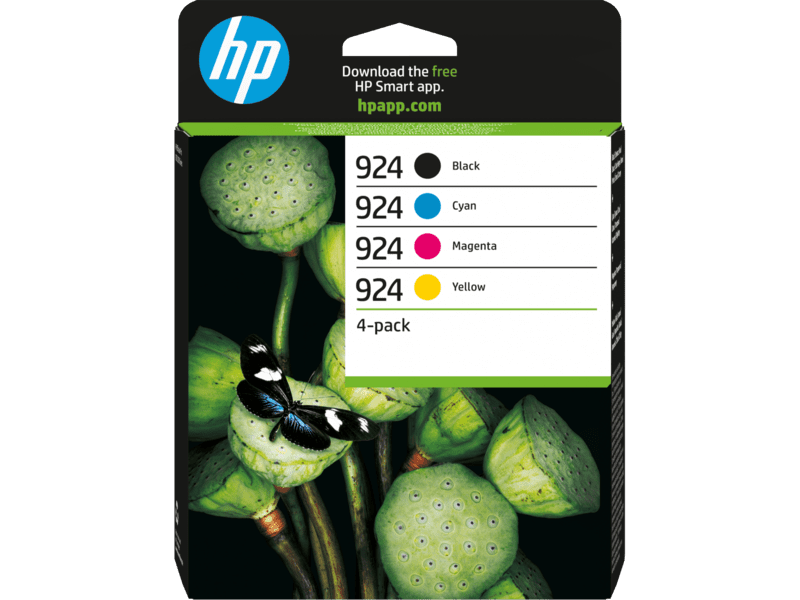 HP 924 6C3Z1NE barevná (color) sada originální cartridge