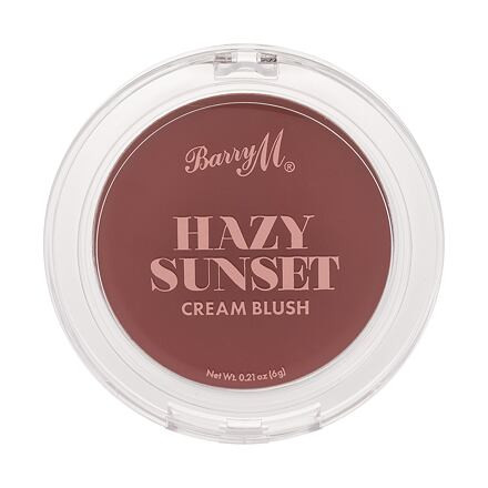 Barry M Hazy Sunset Cream Blush dámská krémová tvářenka 6 g odstín evening daze