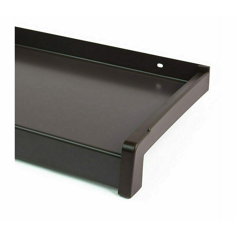 Parapet venkovní hliníkový Paramont š. 210 mm hnědá RAL 8019