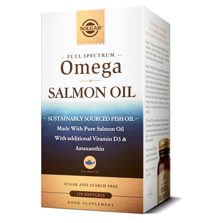 SOLGAR Full spectrum omega salmon oil 120 tobolek