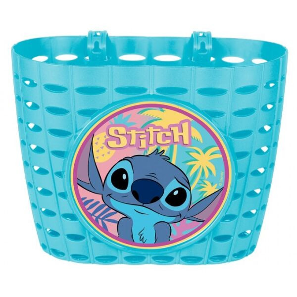 Disney STITCH Košík na kolo, tyrkysová, velikost