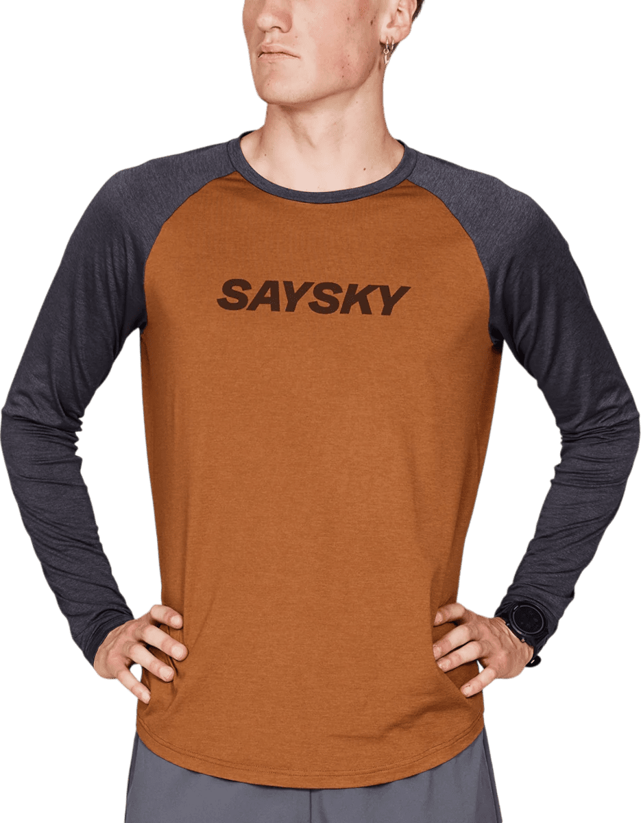 Triko s dlouhým rukávem Saysky Logo Pace Long Sleeve