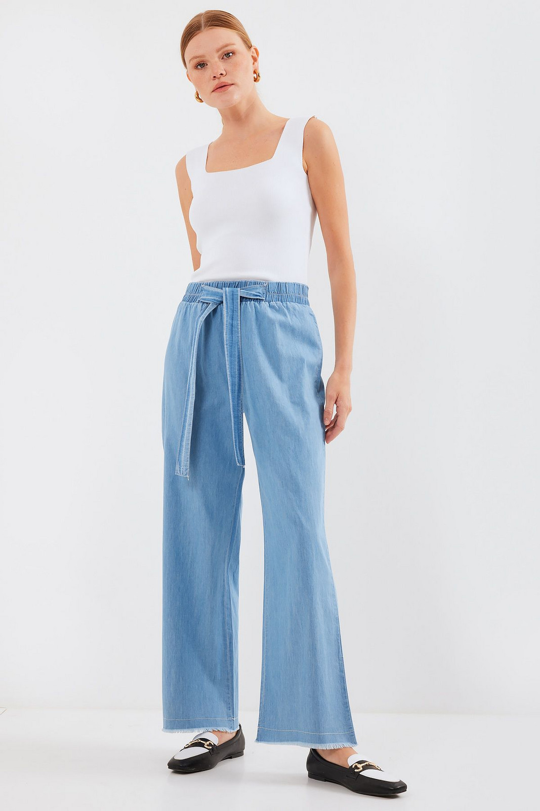 Bigdart 6469 Wide Leg Jeans - Blue