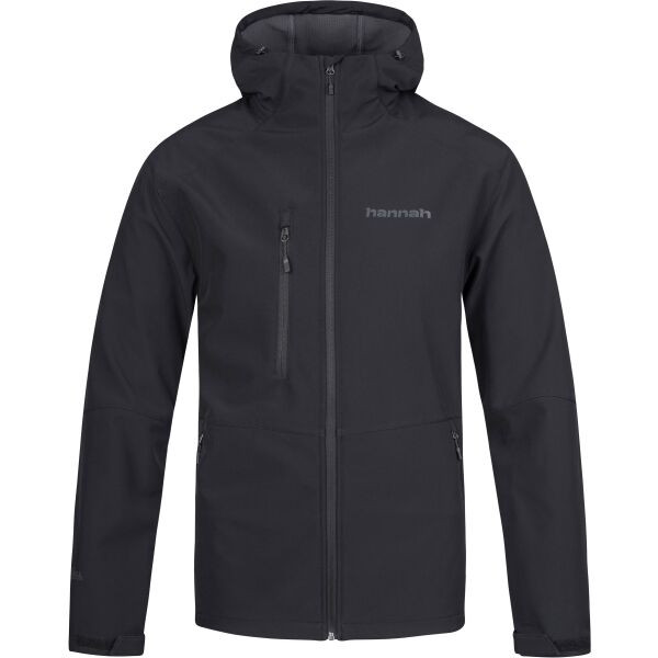 Hannah BRISTON Pánská softshellová bunda, černá, velikost