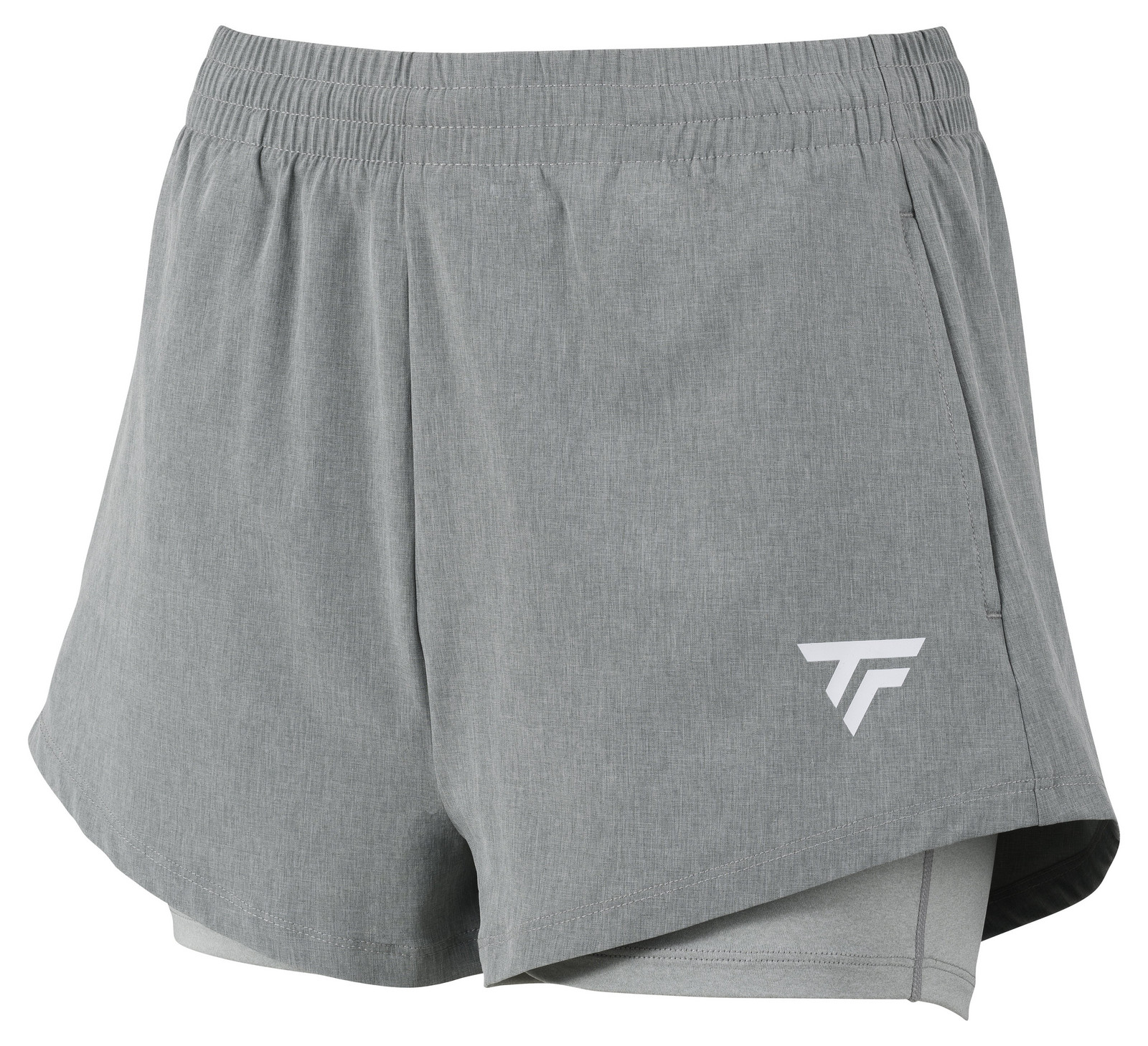 Dámské šortky Tecnifibre  Club Shorts Silver M