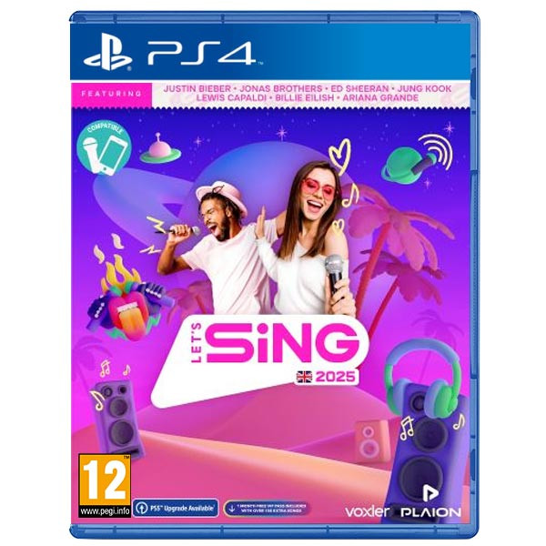 Let’s Sing 2025 bez mikrofonu PS4