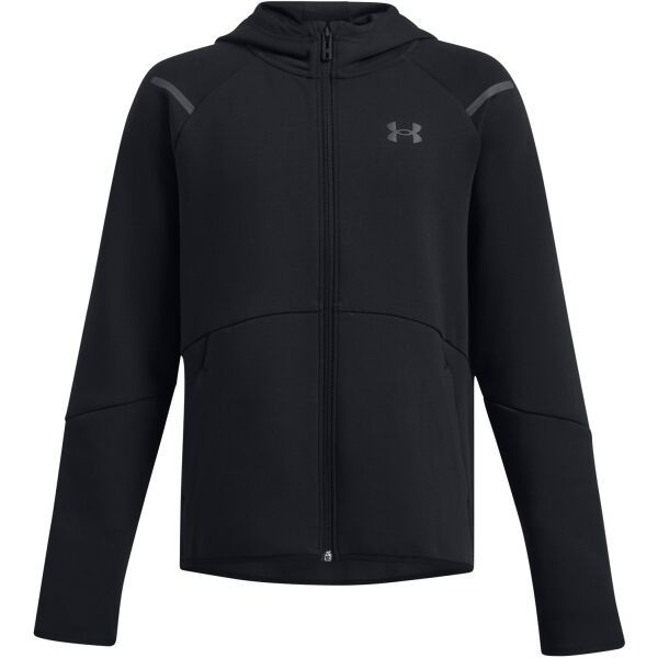 Mikina s kapucí Under Armour UA B Unstoppable Flc FZ-BLK