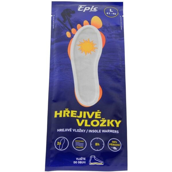 EPICSTAR INSOLE WARMERS L Hřejivé vložky do bot, bílá, velikost