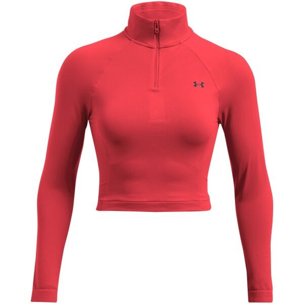 Triko Under Armour Vanish Seamless 1/4 Zip Crop-RED