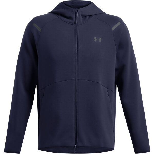 Under Armour UNSTOPPABLE FLEECE Pánská mikina, tmavě modrá, velikost