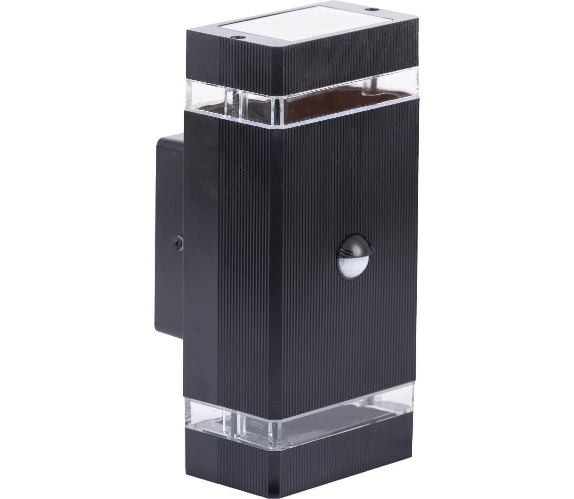Venkovní nástěnné svítidlo se senzorem NIZZA 2xGU10/35W/230V IP65