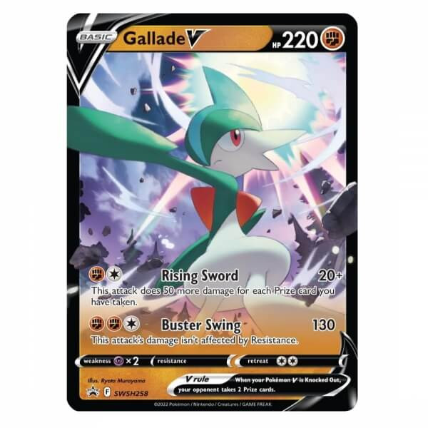 Pokémon karta Gallade V z Hidden Potential Tin