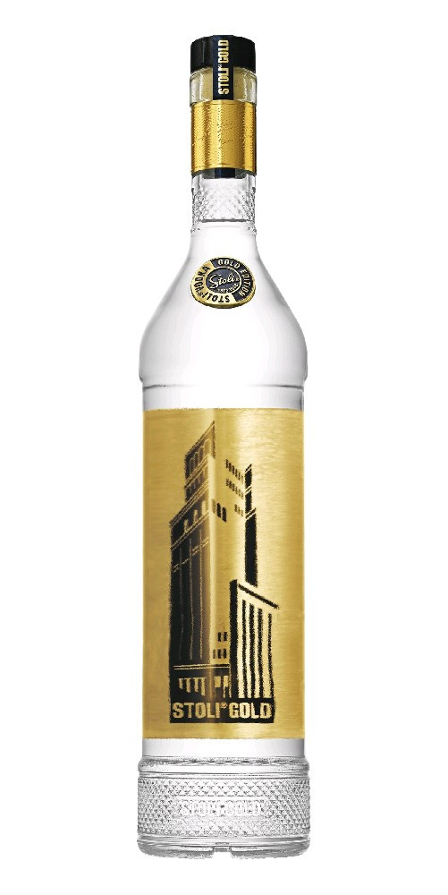 Stolichnaya LITR Vodka Stoli Gold 40%1.00l