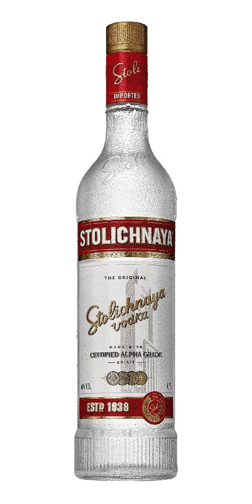 Stolichnaya LITR Vodka Stoli Red 40%1.00l