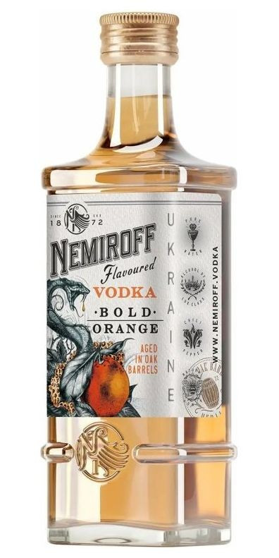 MINI Vodka Nemiroff de Luxe Bold Orange 40%0.05l