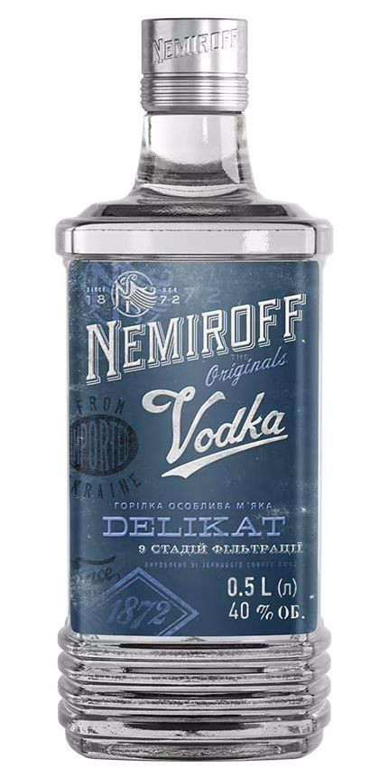 LITR Vodka Nemiroff Delikat 40%1.00l