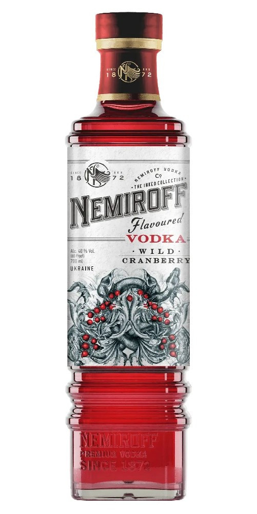 Vodka Nemiroff de Luxe Wild Cranberry 40%0.70l