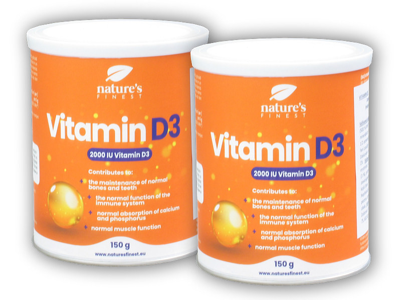 Nature's Finest 2x Vitamin D3 2000iu 150g