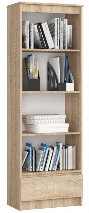 Regál R60 1SZ 4P CLP dub sonoma