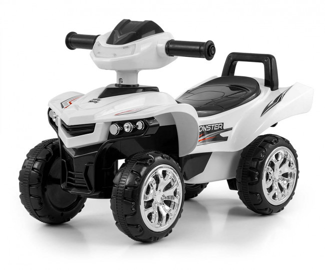 Odrážedlo Monster bílé