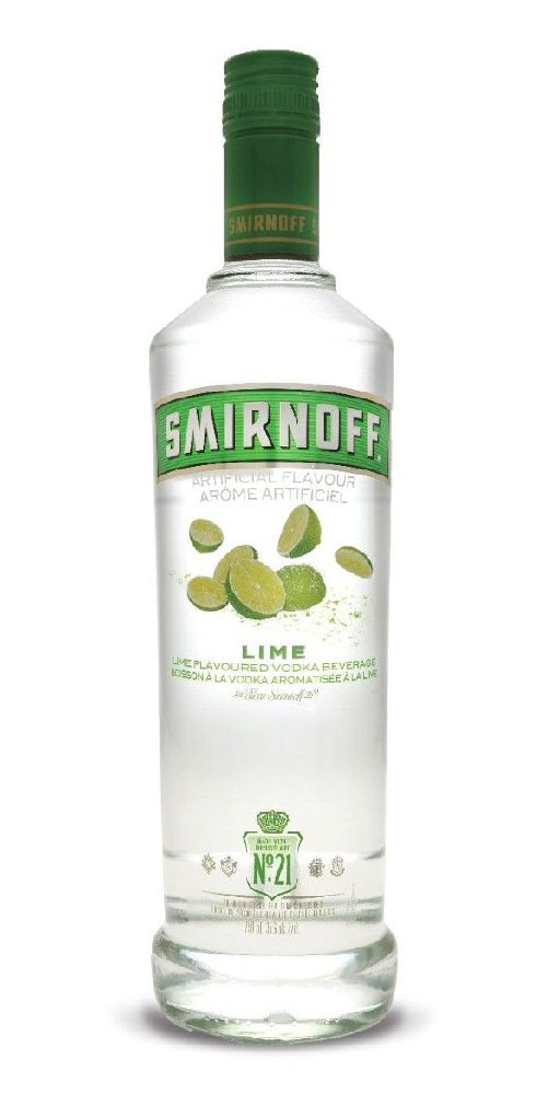 Vodka Smirnoff Lime 37.5%1.00l