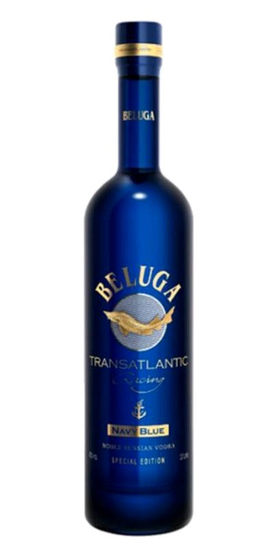 Vodka Beluga Transatlantic Blue modrá lahev 40%0.70l