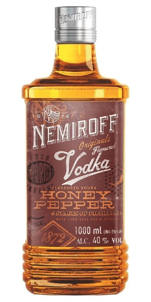 Vodka Nemiroff ORIGINAL Honey Pepper 40%0.70l