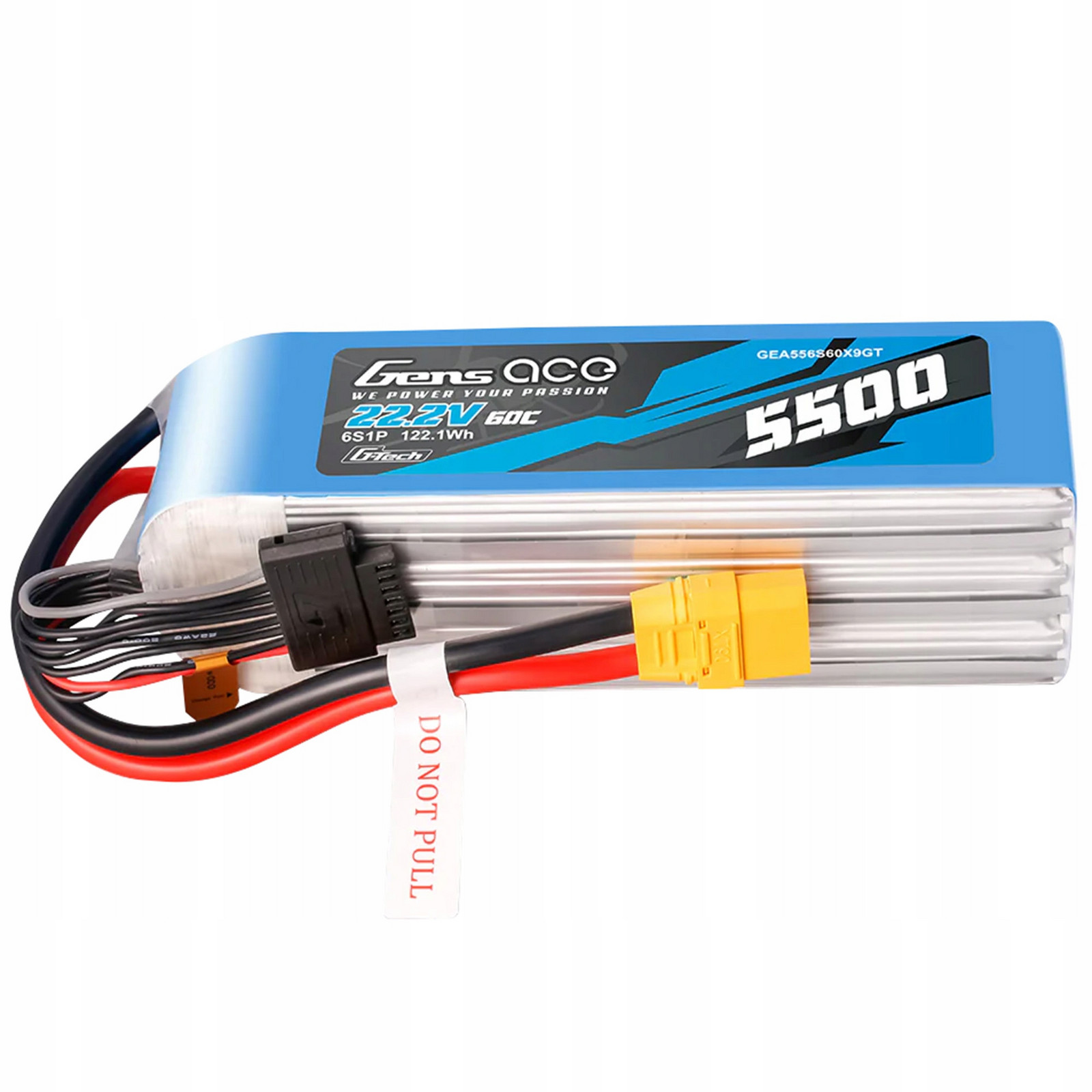 Akumulátor Gens Ace G-Tech 5500mAh 22.2V 60C 6S1P Lipo s konektorem XT90