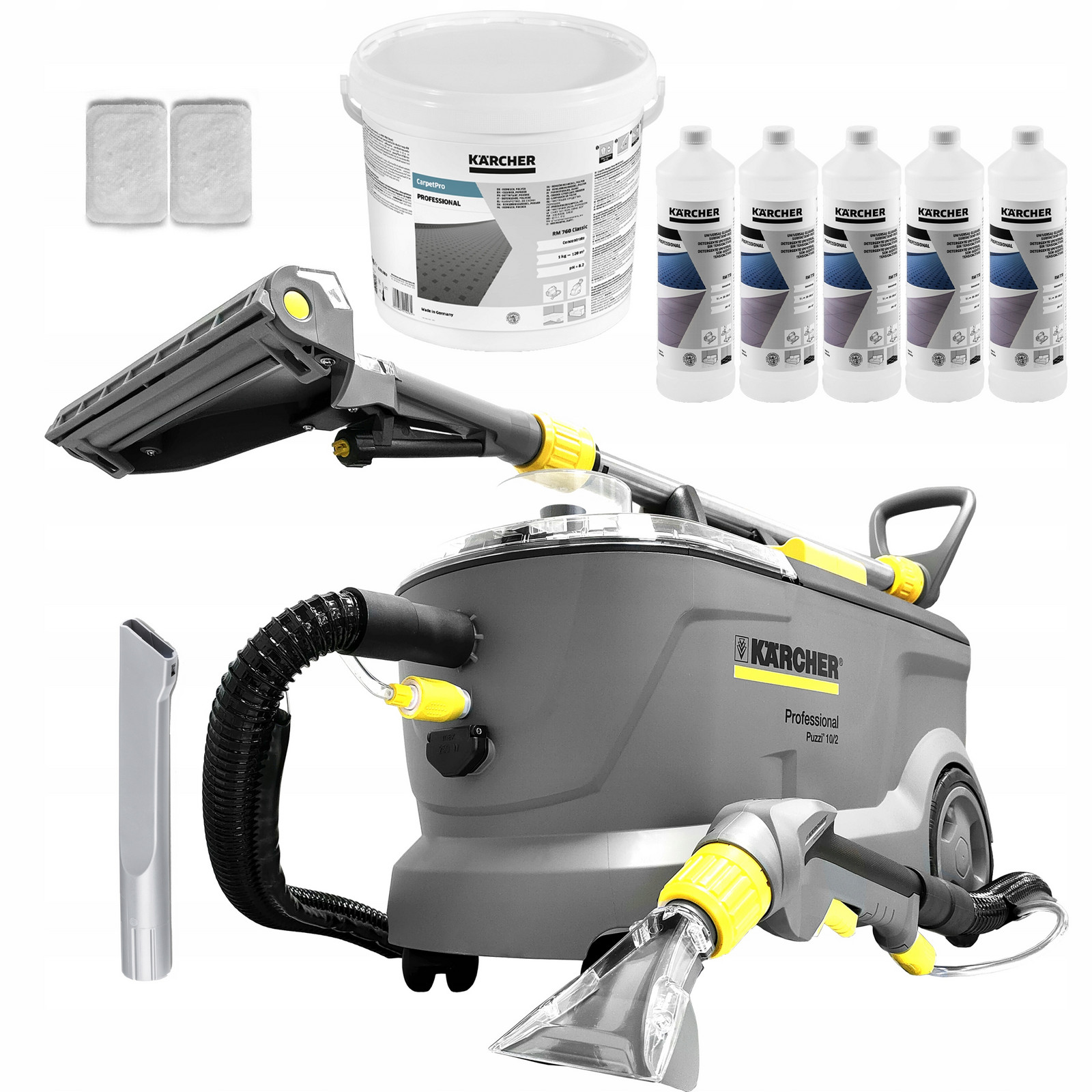 Karcher Puzzi 10/2 Prací vysavač Set Gigant