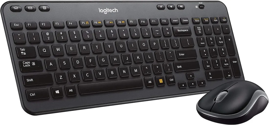 Set Bezdrátové klávesnice Logitech Myš MK360 Stvořená Pro Psaní