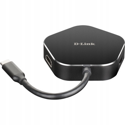 Rozbočovač Usb-c D-link 4 V 1 S Hdmi A Napájením Power Delivery Dub-