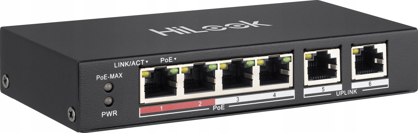 PoE switch Hilook by Hikvision SW-06-POE 6-PORTOVÝ