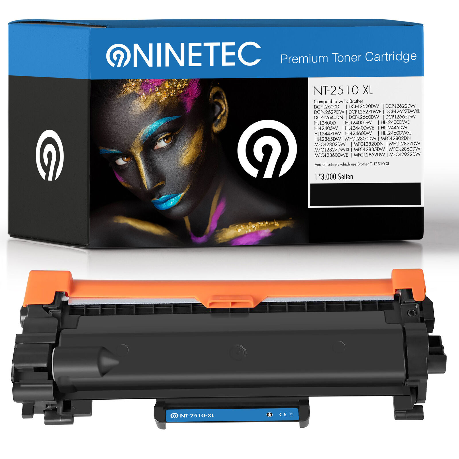 TN2510 XXL toner pro Brother HL-L2400DW DCP-L2620DW DCP-L2627DWE MFC-L2860DW