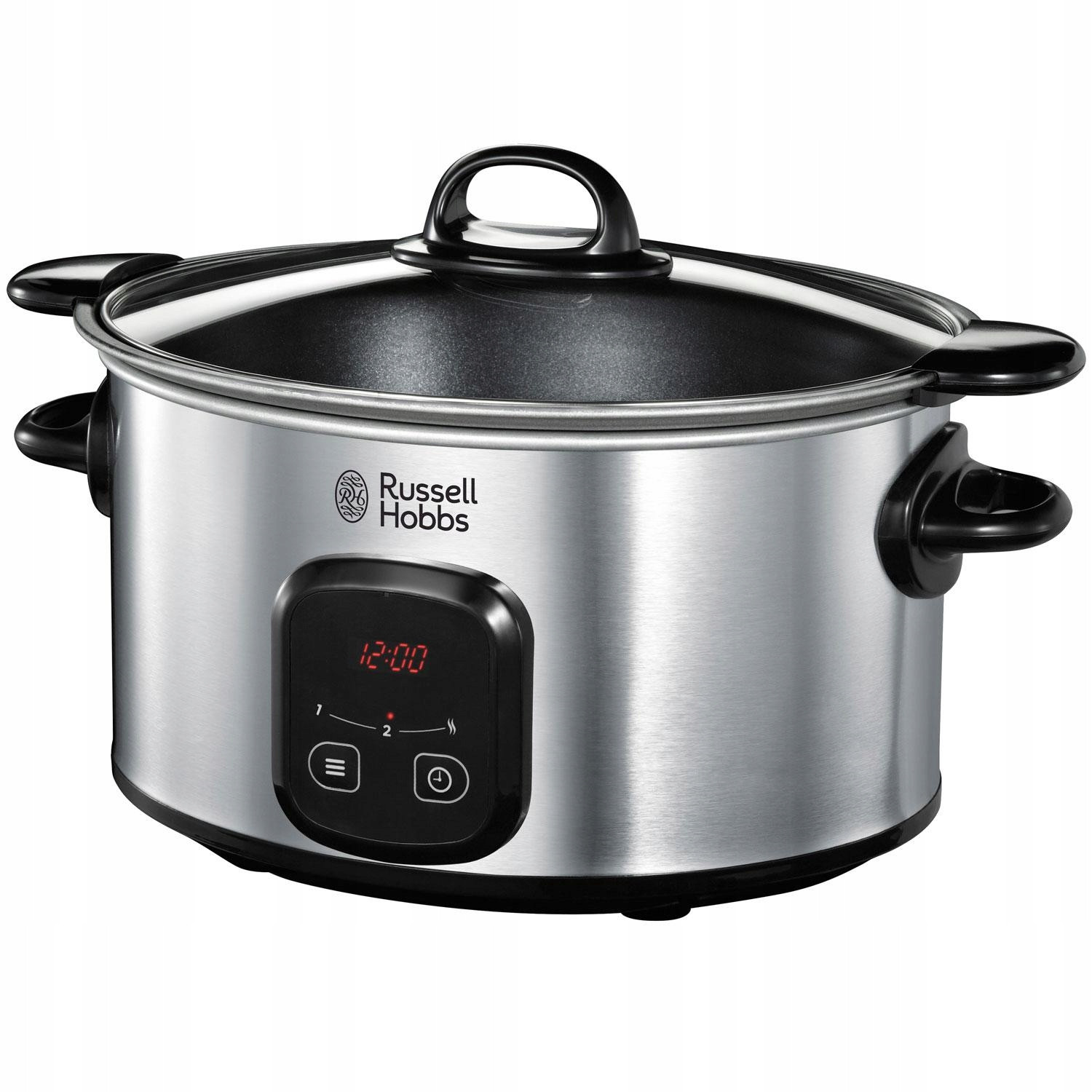 Pomalý hrnec Russell Hobbs MaxiCook 6 l stříbrný/šedý 200 W