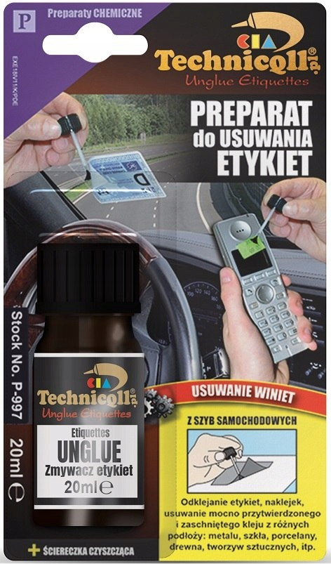 Přípravek Na Odstranění Etiket 20ML