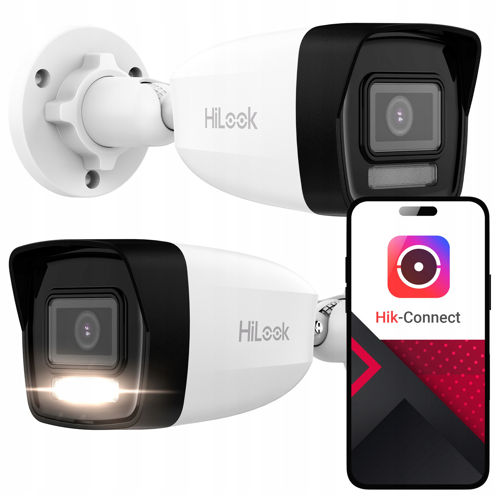 Venkovní 4Mpx Ip kamera HiLook by Hikvision IPCAM-B4-30DL HybridLight PoE