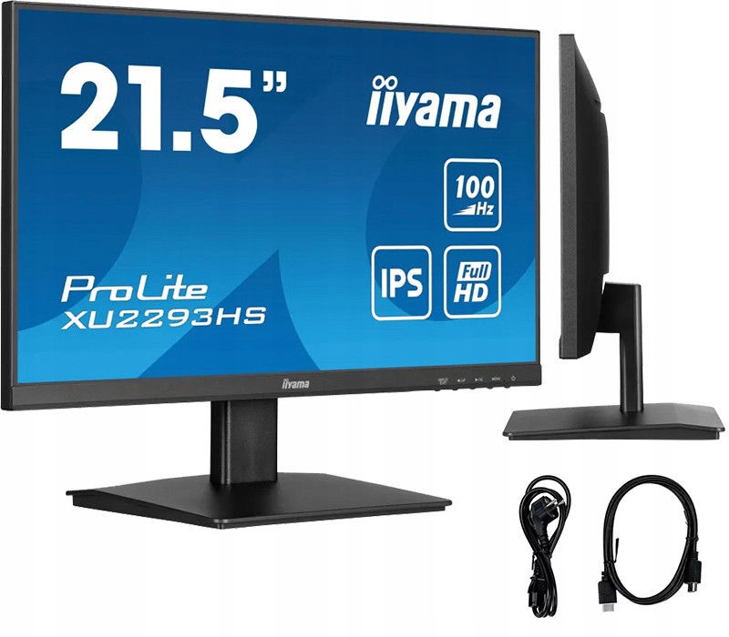 Monitor iiyama ProLite XU2293HS-B6 22 Ips Led 1ms 100hz /hdmi Dp/